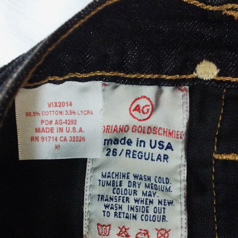 Ag Adriano Goldschmied Vintage Black Denim Mini Skirt The Bond 26 Nwot Perfect - Picture 4 of 4